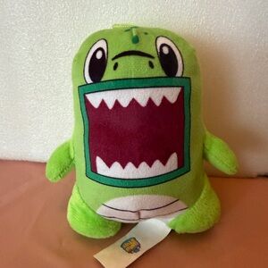 Green Monster Plush Toy with Big Mouth